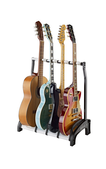 K&M - 17534-016-00 - Four Guitar Stand - Guardian 3+1.