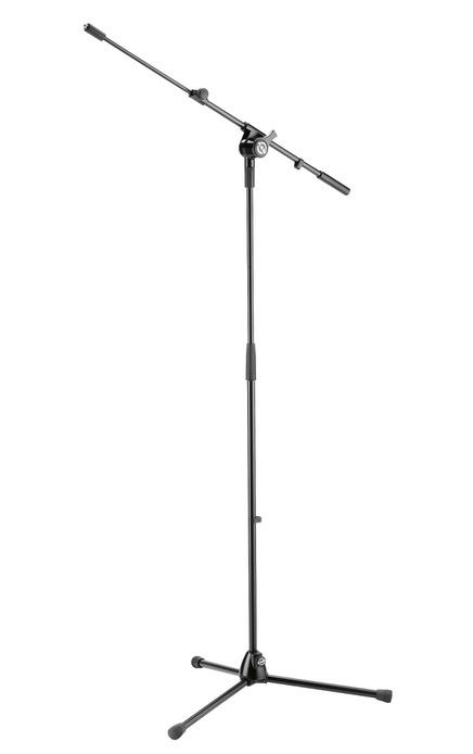 K&M - 25600-300-55 - Mic Stand With Telescopic Microphone Stands - Boom Arm.