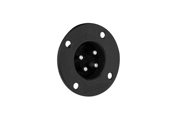Amphenol - EP-8-14B - 8 Pin Male EP Series Chassis Connector - Round Flange - Black