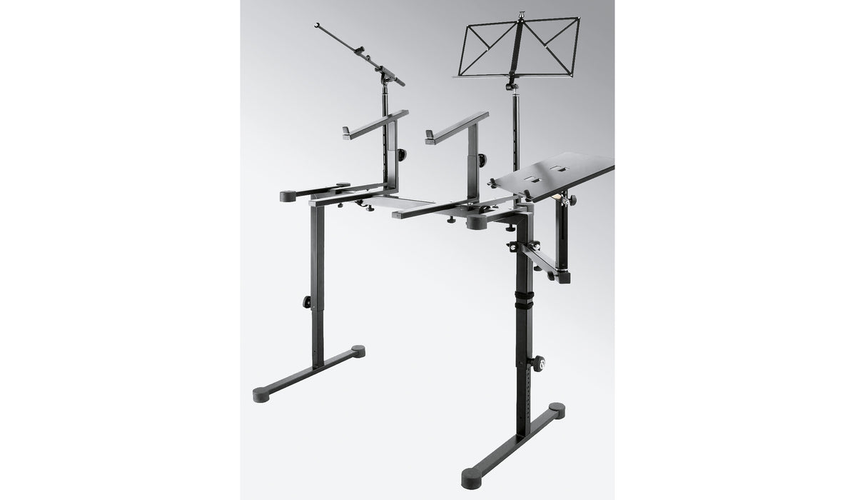 K&M - 18815-018-55 - "Omega" Keyboard Stand Accessory - Laptop Holder.
