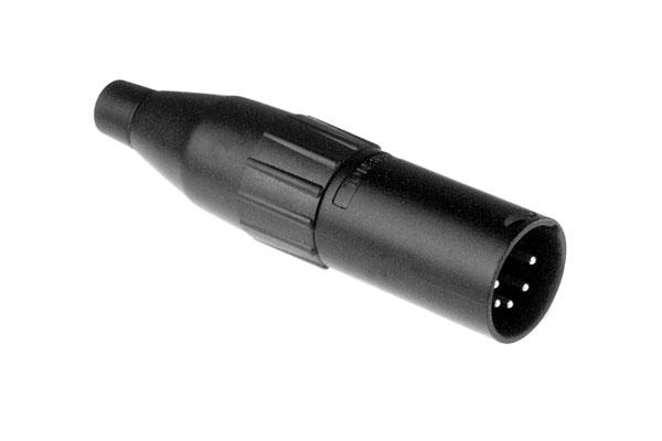 Amphenol - AC5MB - 5 Pin Male XLR - Black