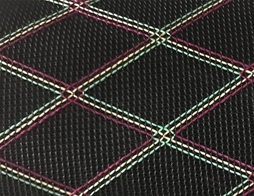 GC/VOXBL - Grill Cloth - Black With Diamond Pattern - Vox Type.