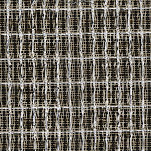 GC/DF8048 - Grill Cloth - Black/Silver/Gold - Vintage Fender Type.