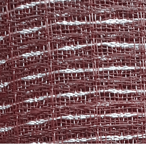 GC/DF8032 - Grill Cloth - Oxblood Red/Silver - Fender Type.