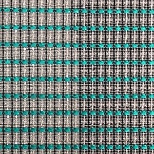 GC/FN5098-02 - Grill Cloth - Silver/Teal - 60's Fender Super Reverb Type.