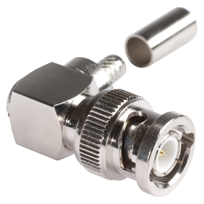 BNC58M90 - Hi-Con - BNC58M90 - Right Angle BNC Crimp Connector.
