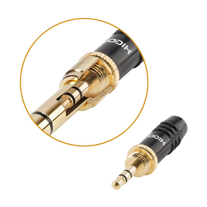 HI-J3563S - Hi-Con - HI-J3563S - 3.5mm Mini Jack With 1/4" Jack Thread-on Adapter.