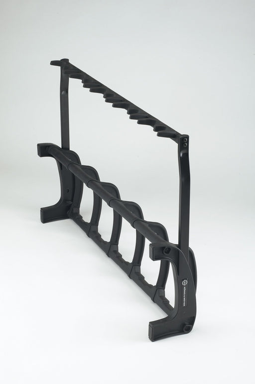 17525-016-00 - K&M - 17525-016-00 - Electric And Bass Guitar Stand For Upto 5 Guitars - Guardian 5. - Black and Translucent
