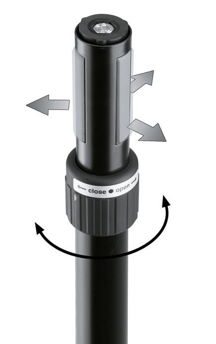 21366-014-55 - K&M - 21366-014-55 - Distance Rod - Spring Loaded Bolt And Locking Screw - "Ring Lock".