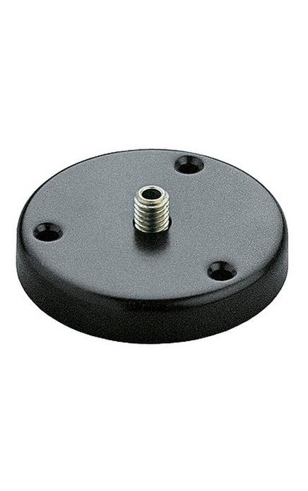 22140-300-55 - K&M - 22140-300-55 - Also Known As 221 d - Table Flange - With 3/8" Hexagonal Screw To Connect Goosenecks Etc.