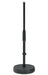 23300-300-55 - K&M - 23300-300-55 - Table/Floor Mic Stand - Heavy Black Cast-Iron Base With Sound Absorbing Rubber Insert.