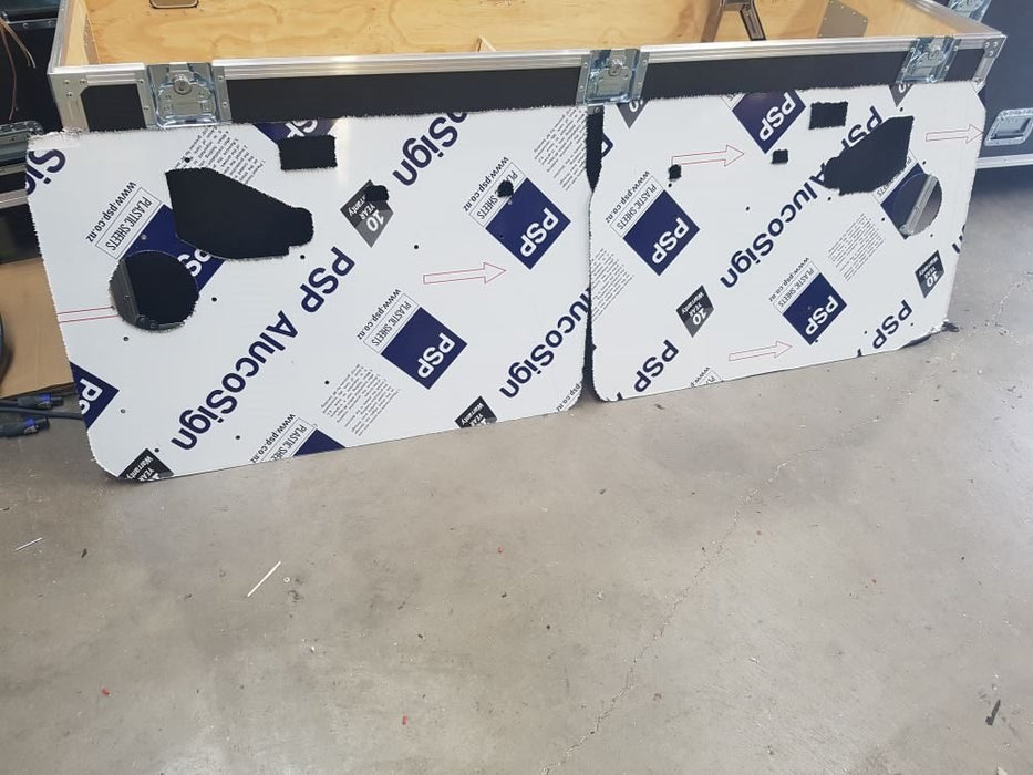 T60DC4F - Landcruiser 60 Series Doorcards - 4 Doors & Boot Panels - Folddown Tail Gate