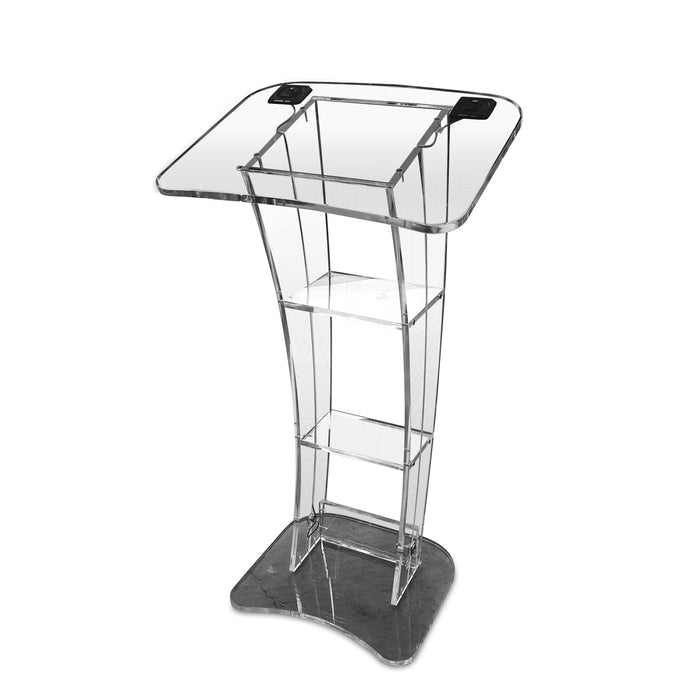 LEC01 - Livesound Lectern - LEC01 - Lectern With Shock Mounted XLR's For Gooseneck Microphones.