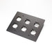 WP06B - Livesound - WP06B - Six D'Series Wall Plate Anodised Black.