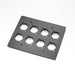 WP08B - Livesound - WP08B - Eight D'Series Wall Plate Anodised Black.