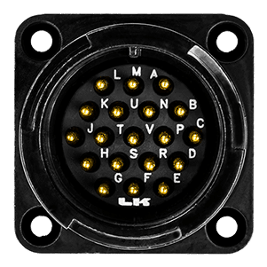 LK 19 MP - LK Connectors - LK Chassis Male Connector