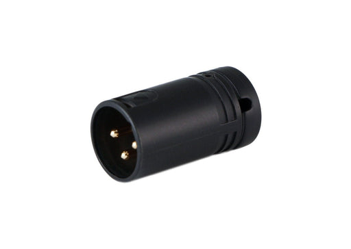 CT-AX3M-K - Low-Profile Right Angle XLR 3-pin Male, A-Shell - Black