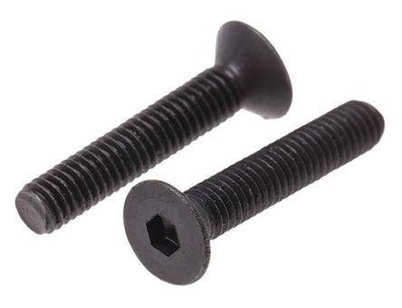 SM3C-S-16-B - M3x16 Flat CSK Socket Counter Sunk Screws For Mounting Connectors