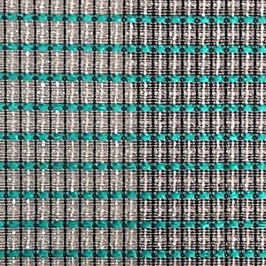 Grill Cloth - Silver/Teal - 60's Fender Super Reverb Type.