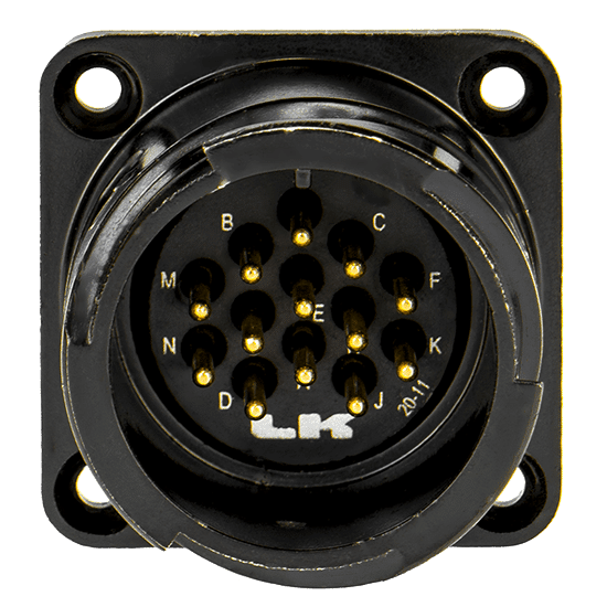 LK Connectors - - LK Chassis Male Connector