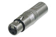 NA3F5M - Neutrik - NA3F5M - 3 pole XLR female - 5 pole XLR male for lighting (DMX) applications.