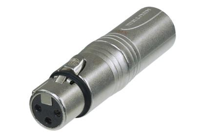 NA3F5M - Neutrik - NA3F5M - 3 pole XLR female - 5 pole XLR male for lighting (DMX) applications.