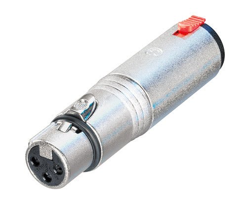 NA3FJ - Neutrik - NA3FJ - 3 pole XLR female - Stereo 1/4" locking jack (tip, ring, sleeve contact)