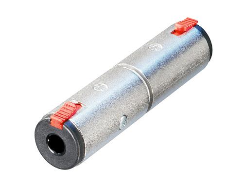 NA3JJ - Neutrik - NA3JJ - Stereo 1/4" locking jack - Stereo 1/4" locking jack (Tip, Ring, Sleeve contact), extension adapter.