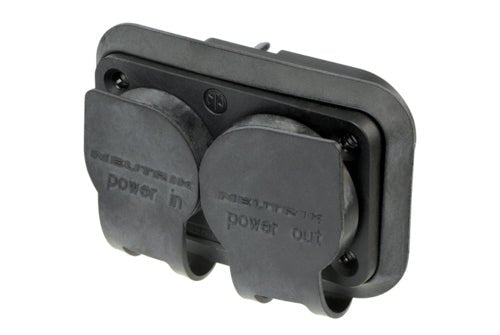 NAC3PX-TOP - Neutrik - NAC3PX-TOP - Appliance inlet-outlet combination, 1/4'' flat tab terminals