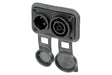 NAC3PX-TOP - Neutrik - NAC3PX-TOP - Appliance inlet-outlet combination, 1/4'' flat tab terminals