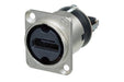 NAHDMI-W - Neutrik - NAHDMI-W - HDMI feedthrough adapter, D-shape housing.