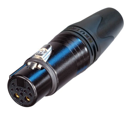 NC10FXX-14-B - Neutrik - NC10FXX-14-B - Easy to assemble 8 + 2 pole female XLR connector.