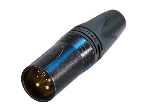 NC10MXX-14-B - Neutrik - NC10MXX-14-B - Easy to assemble 8 + 2 pole male XLR connector.