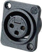 NC3FPP - Neutrik - NC3FPP - XLR 3 Pin Female XLR Chassis Plastic Shell