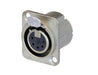 NC5FD-LX - Neutrik - NC5FD-LX - 5 pole female receptacle, solder cups, Nickel housing, silver contacts.