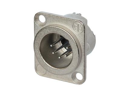 NC5MD-LX - Neutrik - NC5MD-LX - 5 pole male receptacle, solder cups, Nickel housing, silver contacts.