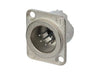 NC5MD-LX - Neutrik - NC5MD-LX - 5 pole male receptacle, solder cups, Nickel housing, silver contacts.