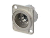 NC6MD-LX - Neutrik - NC6MD-LX - 6 pole male receptacle, solder cups, Nickel housing, gold contacts.