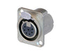 NC7FD-LX - Neutrik - NC7FD-LX - 7 pole female receptacle, solder cups, Nickel housing, silver contacts.