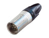 NC7MXX - Neutrik - NC7MXX - 7 pole male cable connector, Nickel housing and silver contacts.