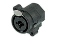 NCJ6FI-S - Neutrik - NCJ6FI-S - 1/4" Combo connector 3 pole XLR female receptacle with 1/4" stereo jack.