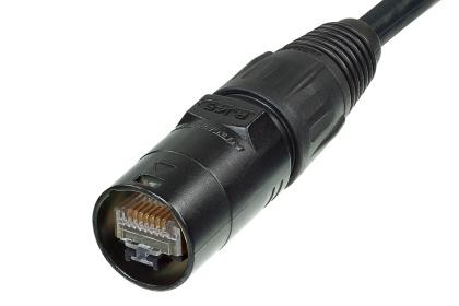 NE8MC-B-1 - Neutrik - NE8MC-B-1 - Cable connector carrier consists of a black chromium shell, fixing disk, chuck and boot.