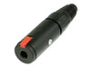 NJ3FC6-BAG - Neutrik - NJ3FC6-BAG - Professional locking 1/4" cable jack for secure in-line connections. Black metal housing, silver contacts, excellent cable protection