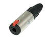 NJ3FC6 - Neutrik - NJ3FC6 - Professional locking 1/4" cable jack for secure in-line connections. Nickel housing, silver contacts, excellent cable protection.