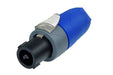NL2FX - Neutrik - NL2FXX-W-S - 2 pole cable connector, chuck type strain relief.