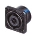 NL8MPRXX-BAG - Neutrik - NL8MPRXX-BAG - 8 pole chassis connector, black chrome metal square G-size flange, countersunk thru holes, 3/16" flat tabs.