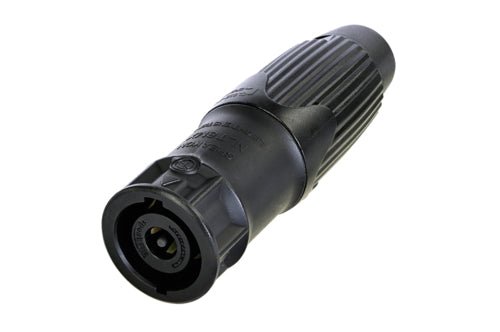 NLT8MXX-BAG - Neutrik- NLT8MXX-BAG - 8 Pole Male Cable Connector, Black Metal Housing, Chuck Type Strain Relief, ¼“ Flat Tabs.