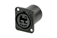 NO2-4FDW-A - Neutrik - NO2-4FDW-A - Chassis connector 4 solder contacts and 1 LC-Duplex feedthrough socket.
