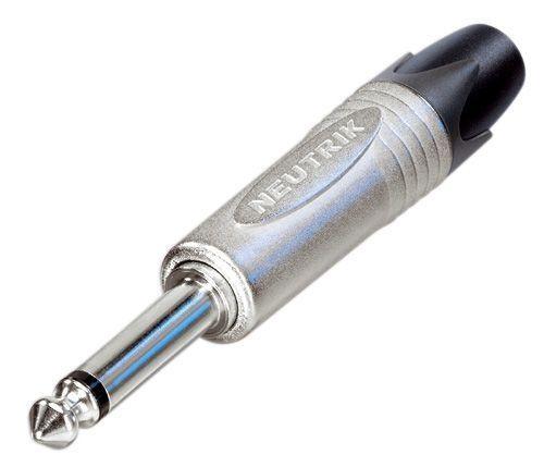 NP2X - Neutrik - NP2X - 1/4" professional phone plug, 2 pole, nickel contacts, nickel shell.