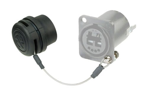 SCD-NC - Neutrik - SCD-NC - Rugged rubber sealing cover for opticalCON chassis connectors.